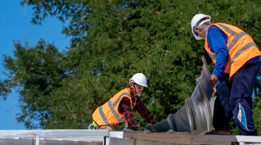 Roof inspection in Blue Mounds, WI